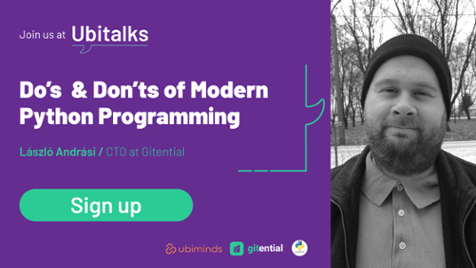 Sign up for our webinar on Do's & Don'ts of Modern Python Programming