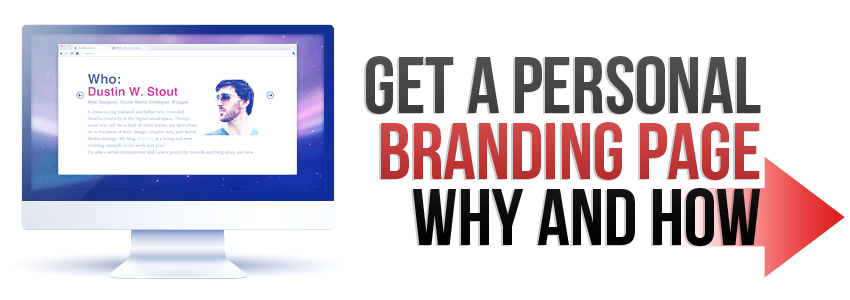 personal branding page