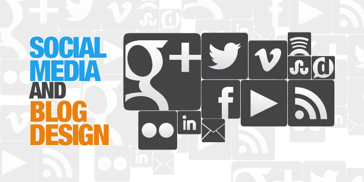 social media and blog design